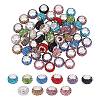 60pcs 10 colors 304 Stainless Steel European Beads FIND-DC0001-26-1