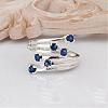 Simple Fashion Style Brass Hollow Cubic Zirconia Rings RJEW-EE0001-076P01-F-3