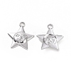 Non-Tarnish 304 Stainless Steel Pendants STAS-C003-14P-1
