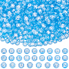 1500Pcs Transparent Acrylic Beads OACR-SP0001-25A-1