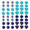 80Pcs 8 Styles Millefiori Glass Beads Strands GLAA-TA0003-43B-2