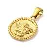 304 Stainless Steel Pendants STAS-Z096-02G-01-2