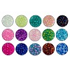 Spray Painted Crackle Glass Beads CCG-JQ0001-01-6mm-1