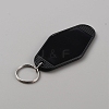 Plastic Blank Motel Keychain KEYC-WH0034-29D-2