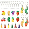 DIY Fruit Acrylic Keychain Making Kits DIY-FS0006-80-1