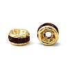 Brass Grade A Rhinestone Spacer Beads LS-RSB034NF-09G-3