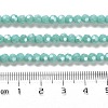 Electroplate Opaque Glass Beads Strands LS-EGLA-A035-P4mm-A14-4