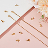 50Pcs 304 Stainless Steel Lobster Claw Clasps STAS-BBC0006-02A-4