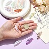 10Pcs UV Plating Iridescent Acrylic Pendants OACR-YW0004-27-5