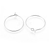 316 Surgical Stainless Steel Hoop Earring Findings STAS-P221-01C-P-2