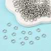 Tarnish Resistant 304 Stainless Steel Open Jump Rings STAS-N015-04-4x0.8mm-6