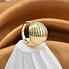 Rack Plating Brass Cuff Finger Rings for Women RJEW-M028-35G-4