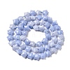 Synthetic Blue Lace Agate Beads Strands G-Z080-A21-8mm-3