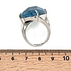 Natural Apatite Finger Rings RJEW-C154-01J-5
