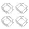 4Pcs Alloy Buckles FIND-CA0010-05-1