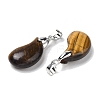 Natural Tiger Eye Pendants G-NH0025-14P-04-2