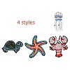 4 style Ocean Theme Cloth Sew on Patches PATC-FG0001-11-1