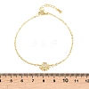 2Pcs Brass Micro Pave Cubic Zirconia Link Bracelets BJEW-G782-01GP-4