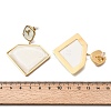 304 Stainless Steel & Acrylic Dangle Stud Earrings for Women EJEW-A164-06B-G-3