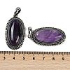 Natural Amethyst Pendants G-I370-07AS-06-3