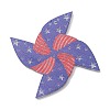 Independence Day Printed Transparent Acrylic Pendants OACR-B055-02F-1