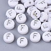 Plating Acrylic Beads PACR-R243-04F-1