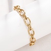 8MM 304 Stainless Oval Link Chain Bracelets SA-CBA725A-27G-3