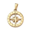 304 Stainless Steel Pendants STAS-A140-01B-G-1