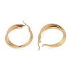 PVD Vacuum Plating 201 Stainless Steel Hoop Earrings EJEW-I309-07G-02-2