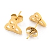 304 Stainless Steel Stud Earrings LS-EJEW-P235-01G-2