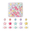 120Pcs 3 Style Transparent Acrylic Beads TACR-BT0001-03-2