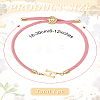 1Pc Adjustable Nylon Cord Slider Bracelets for Women BJEW-LP0001-32H-03-2