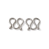 304 Stainless Steel S-Hook Clasps STAS-Z124-04E-P-1