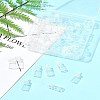 50Pcs Glass Bottle Pendant Decoration BOTT-FS0001-06-9