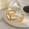 Hollow Out 304 Stainless Steel Cuff Bangles for Women FS-WG2A1E7-01-4