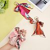 CHGCRAFT 3Pcs 3 Colors PU Imitation Leather Tassel Keychain KEYC-CA0001-30-3