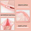 Portable Nylon & PVC Laser Transparent Cosmetic Storage Bags ABAG-WH0035-032A-3
