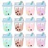 12Pcs 4 Colors Milk Tea Cup Silicone Beads JX705A-1