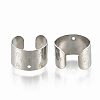 304 Stainless Steel Cuff Earrings X-STAS-S078-19-2