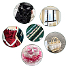25 Yards 5 Colors Double Tiers Pleated Chiffon Polyester Ribbons ORIB-CW0001-01-9