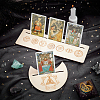 Wooden Tarot Card Stand Holder DJEW-WH0034-34I-01-4