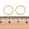 Brass Soldered Closed Jump Rings KK-K253-15E-03G-3