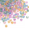 Eletroplated Transparent Glass Beads GLAA-TAC0031-002B-1