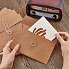 Retro Buckle Blank Kraft Paper Envelopes DIY-WH0349-73-4