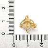 925 Sterling Silver Pave Clear Cubic Zirconia Flower Pendant Bails STER-P068-05G-3