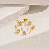 Elegant Stainless Steel Bowknot Stud Earring Sets BX1119-2-7