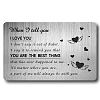 Rectangle 201 Stainless Steel Custom Thermal Transfer Wallet Card DIY-WH0252-032-1