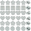 48Pcs 8 Styles Alloy Slide Charms Cabochon Settings FIND-SC0016-55A-P-1