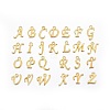 Alloy Letter Pendants PALLOY-X0037-68G-1