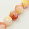 Natural Persian Jade Beads Strands G-D434-6mm-11-1